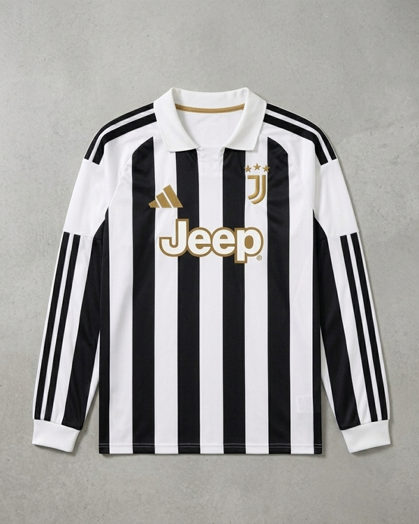 Juventus Home Jersey 26/27 - Long Sleeve