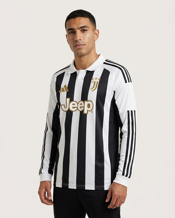 Juventus Home Jersey 26/27 - Long Sleeve