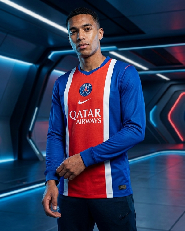 PSG Home Jersey 26/27 - Long Sleeve