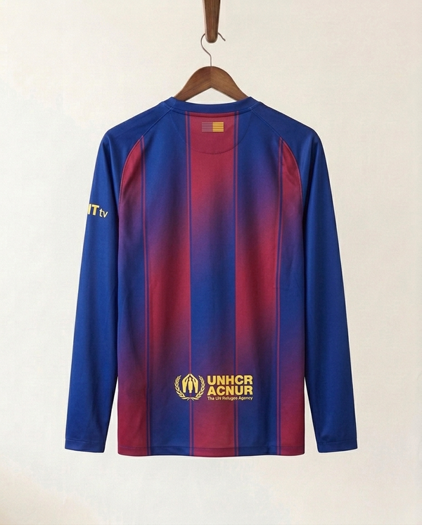 Barcelona Home Long Sleeve Jersey 25/26