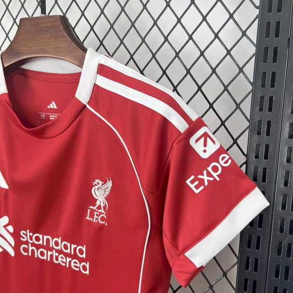 Liverpool Home Jersey For Kids 25/26