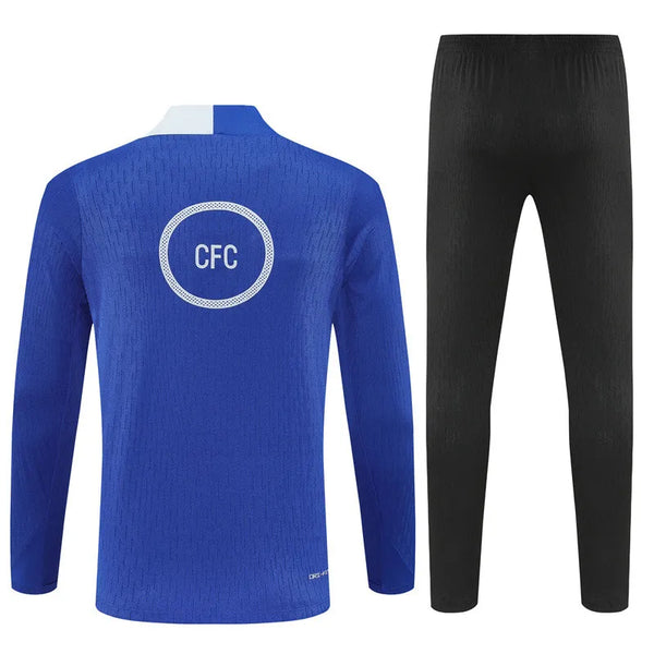 Chelsea Half Zip Tracksuit - Junior - Player Version