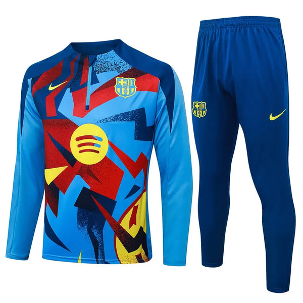 Barcelona Half Zip Tracksuit - Junior