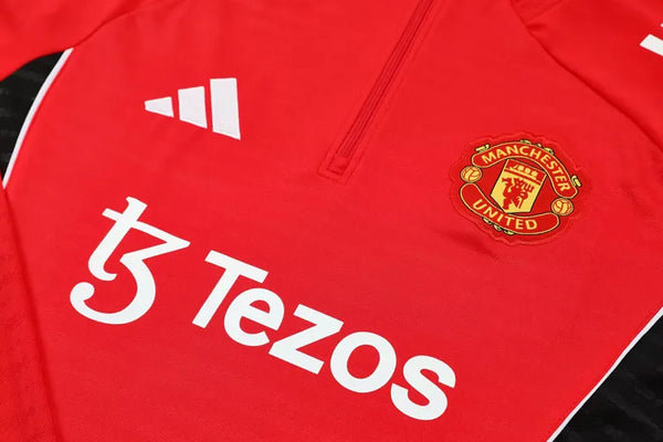 Manchester United Half Zip Tracksuit - Player Version