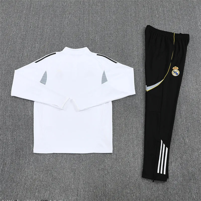 Real Madrid Half Zip Tracksuit - Junior