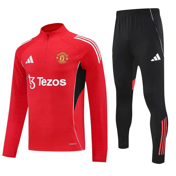 Manchester United Half Zip Tracksuit - Player Version