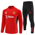 Manchester United Half Zip Tracksuit - Junior