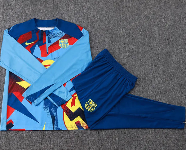 Barcelona Half Zip Tracksuit - Junior