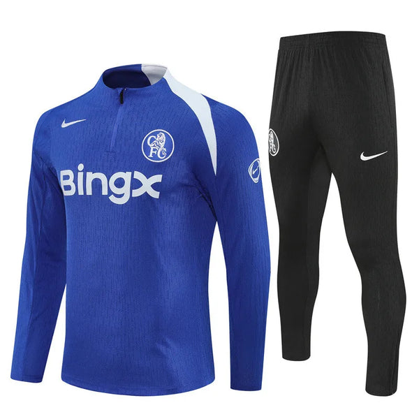 Chelsea Half Zip Tracksuit - Junior - Player Version