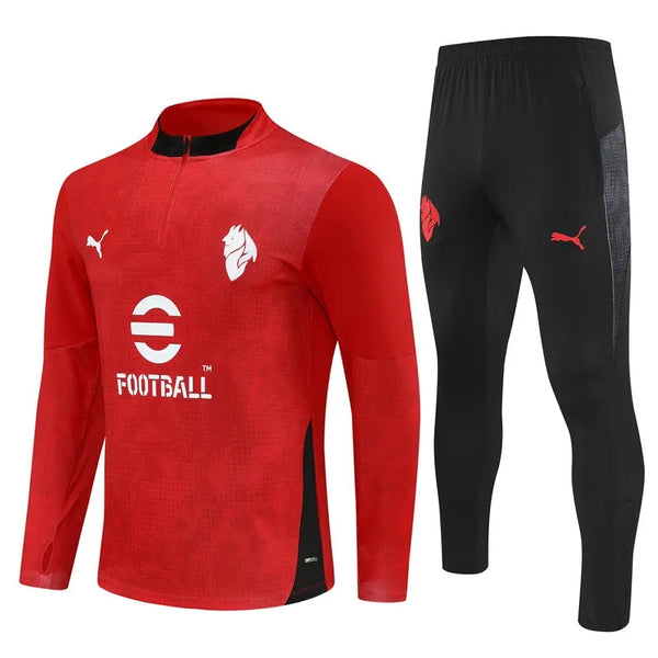 Ac Milan Half Zip Tracksuit