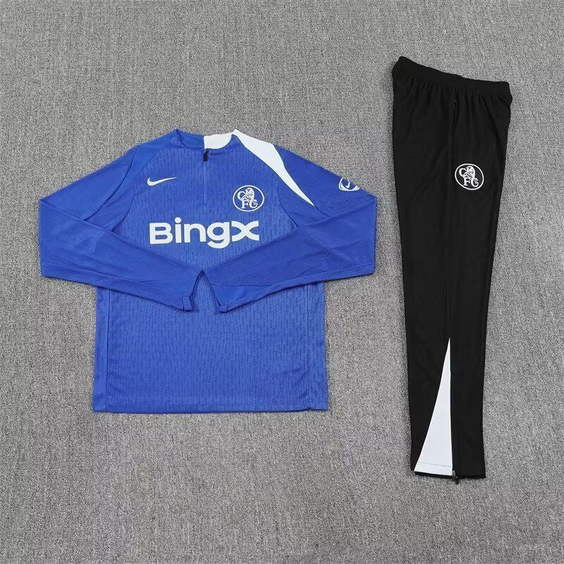 Chelsea Half Zip Tracksuit - Junior - Player Version