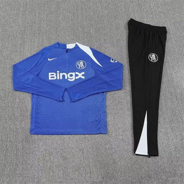 Chelsea Half Zip Tracksuit - Junior - Player Version