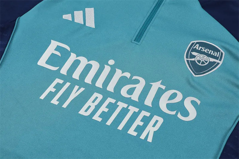 Arsenal Half Zip Tracksuit - Junior