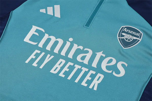 Arsenal Half Zip Tracksuit - Junior