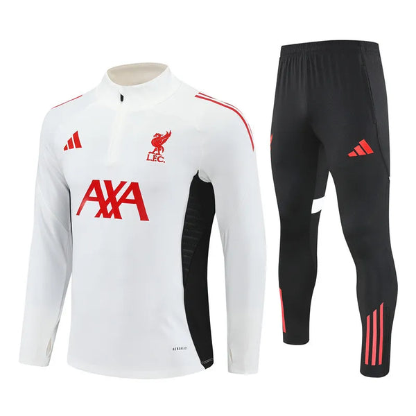 Liverpool Half Zip Tracksuit - Junior - Player Version