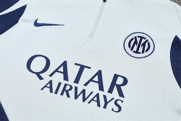 Inter Milan Half Zip Tracksuit - Junior - Player Version