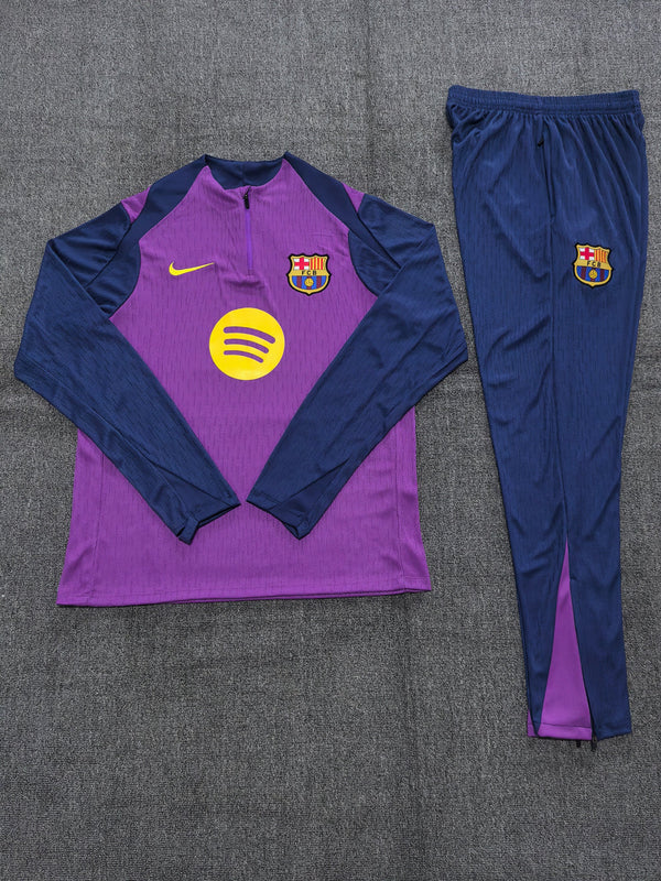 Barcelona Half Zip Tracksuit - Player Version