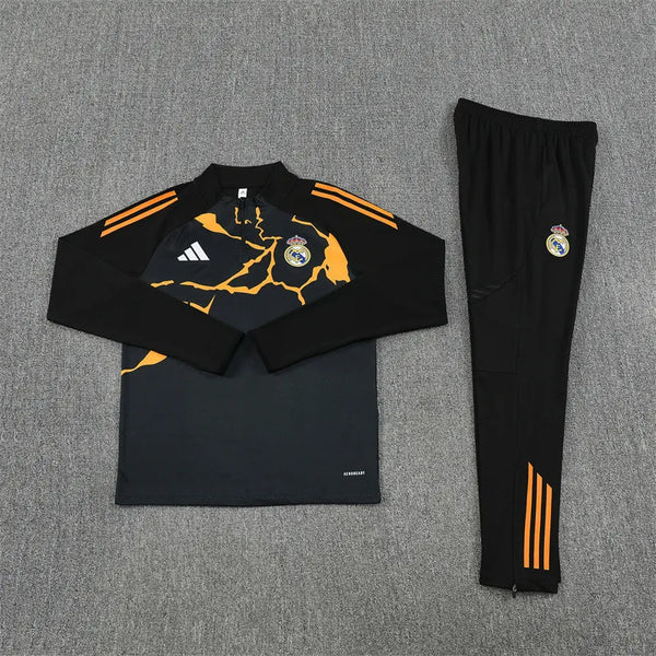 Real Madrid Half Zip Tracksuit - Junior