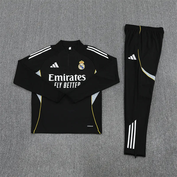 Real Madrid Half Zip Tracksuit - Junior