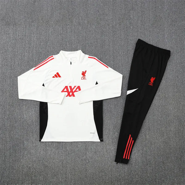 Liverpool Half Zip Tracksuit - Junior - Player Version