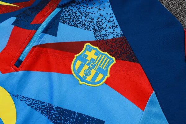 Barcelona Half Zip Tracksuit - Junior