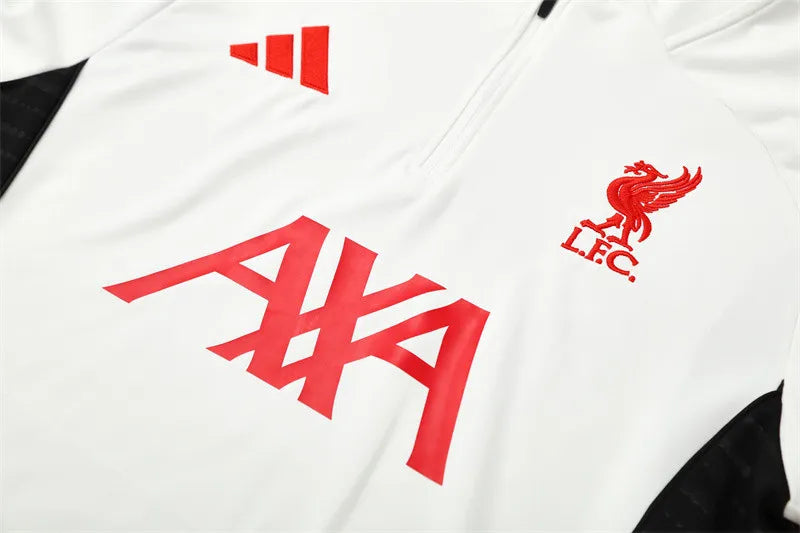 Liverpool Half Zip Tracksuit - Junior - Player Version