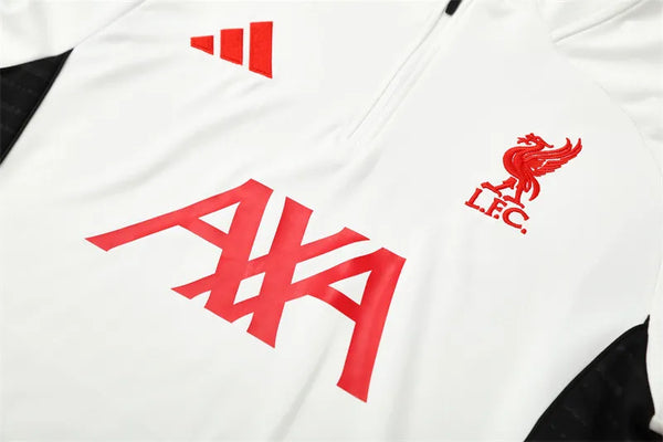 Liverpool Half Zip Tracksuit - Junior - Player Version