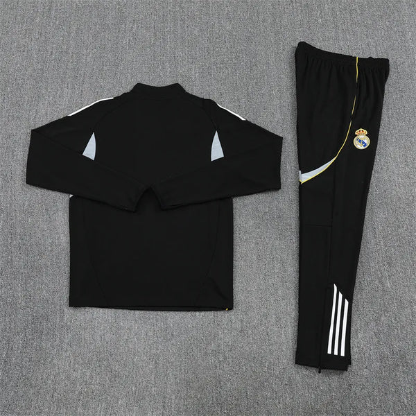 Real Madrid Half Zip Tracksuit - Junior